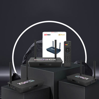 Digibox Quad Core ARM Cortex A53 Digibox Smart TV Box Bluetooth telecomando vocale