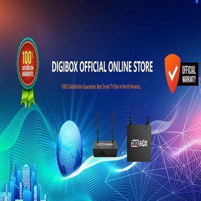 Controllo vocale Digibox D3 Plus Servizi di streaming TV online 4K