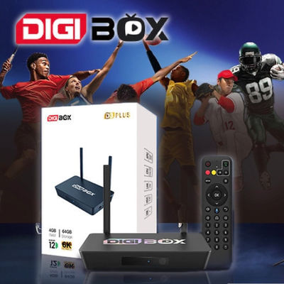 Digibox TV Streaming Media Player HD Playback 1080P Android 12.0 Bluetooth