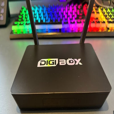 Dispositivi di streaming Android 12 per TV 1080p Digi Box con registratore