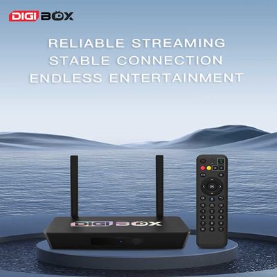 Digibox Controllo vocale Smart 2.4Ghz 5.8Ghz Dual Band WiFi 6 64GB TV Box