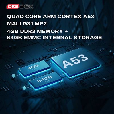 Digibox 64GB di archiviazione Android TV Box HD 2.4G 5.8G WiFi dual band 6