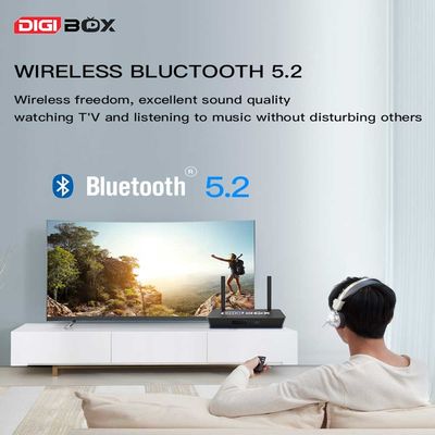 Digibox 2.4G/5.8G Smart TVbox H.265 4K 60fps Smart Box per TV con Wifi