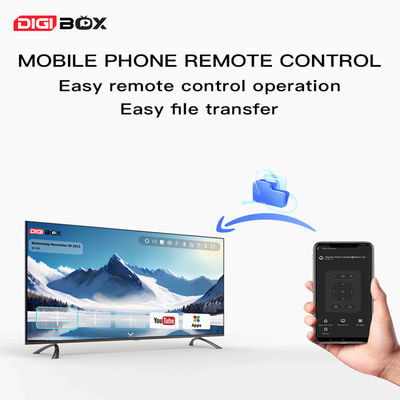 Digibox D3 Plus controllo vocale Digibox Android Smart TV Box 4GB WiFi Bluetooth