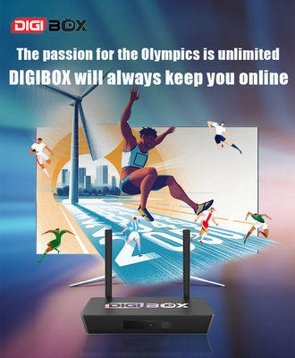 Digibox D3 Plus Android TV Box con 64GB di memoria e 4GB di RAM H.265 4K 60fps Video Decoder